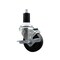 Service Caster 3.5'' Phenolic Swivel 1-1/2'' Expanding Stem Caster with Brake SCC-EX20S3514-PHS-TLB-112 - alternate 1